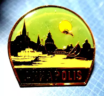 Beautiful Vintage Pin Badge Annapolis Maryland^^^ • $4.95