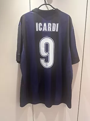 ORIGINAL AUTHENTIC Inter Milan 2013/2014 Home Football Shirt VGC • £49.99