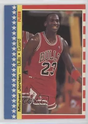 1987-88 Fleer Stickers Michael Jordan #2 HOF • $80.98