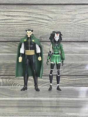 DC Universe Young Justice Master Assassins Ra's Al Ghul & Cheshire Loose Figures • $19.99