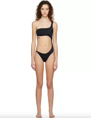 NEW Versace Black Medusa Cut Out One-Piece Swimsuit Sz 4 NWT $875 • $175