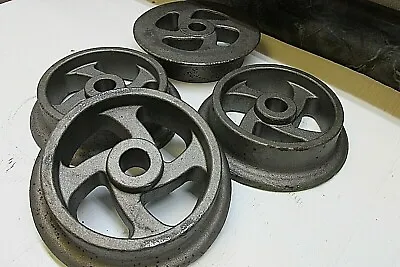 4 Mining Ore Car  Sm Railroad Craft Garden Cart   Wheel  Cast Iron 7-1/4 Inch  • $109.99