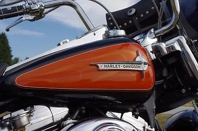 Harley Vintage 1961-1962 FL &FLH Gas Tank Emblems Colectible Medallions • $246.26