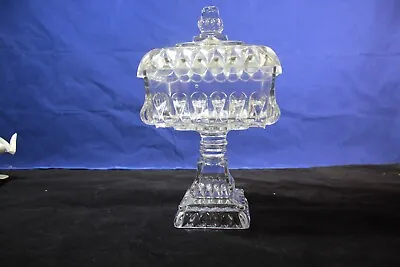 Vintage Glass Covered Candy Dish • $13.99