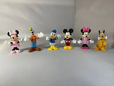 Disney 2013 MICKEY MOUSE CLUBHOUSE Figure Lot Mickey Minnie Donald Goofy Pluto • $17.99