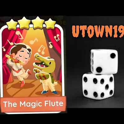 MonopolyGO! Sticker: 4🌟 - 🎶  MR MOZART 🎶  The Magic Flute (Set 11) • $2.99
