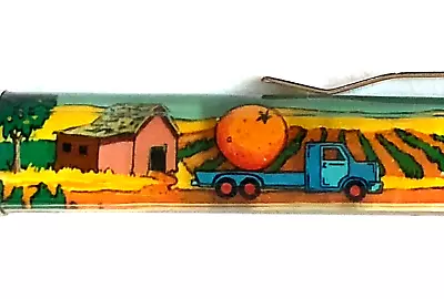California Floaty Pen Moving Orange Truck Orchard Farm Floater Vintage • $24.99
