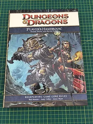 $61.95 • Buy Dungeons & Dragons 4e - Player’s Handbook - Hardcover (2008) WOTC RPG Game