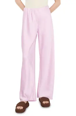 Vince Womens Pants XS Petal Nectar Satin High Waist Bias Pull On Trouser $325 • $116.99