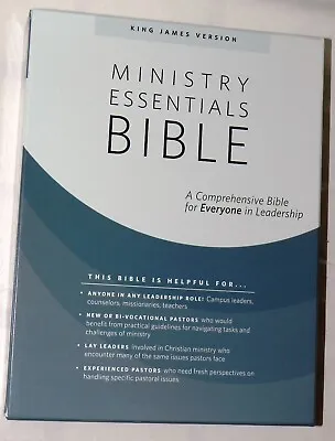 RARE KJV Ministry Essentials Bible Comprehensive For Everyone In Leadership • $31.99