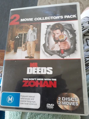 $13 • Buy Adam Sandler 2 Disc Pack Mr Deeds Dont Mess With The Zohan Dvd R4 