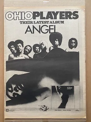 OHIO PLAYERS ANGEL POSTER SIZED Original Music Press Advert  From 1977 - Printed • $14.93