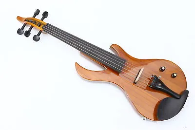 5 String Electric Violin Full Size Guitar-Shaped Body Bird-head Ebony Fittings • $275.08