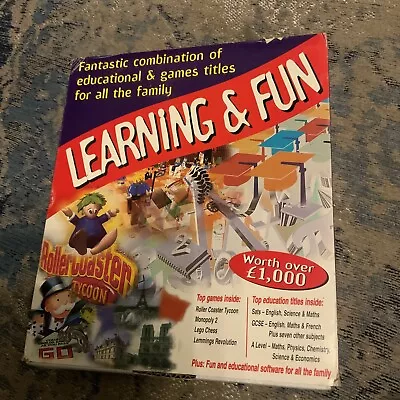 Learning & Fun Pack - PC CD-ROM Retail  Vintage PC Children’s Education Title • £11.50