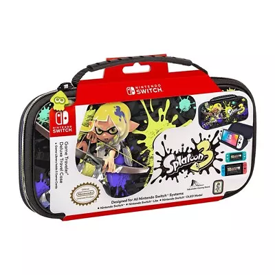 Nintendo Switch Game Traveler Deluxe Travel Case - Splatoon 3 Edition - Nintendo • $24.95