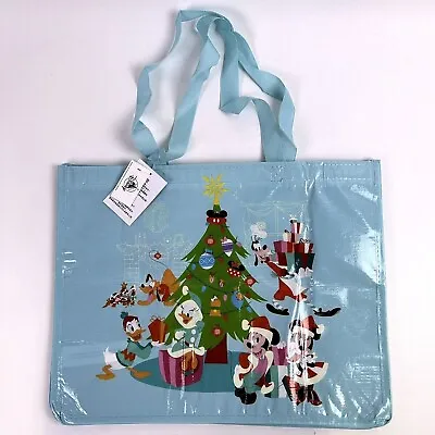 Disney Parks Christmas Holiday Mickey Mouse And Friends Reusable Tote Bag New • $18.95