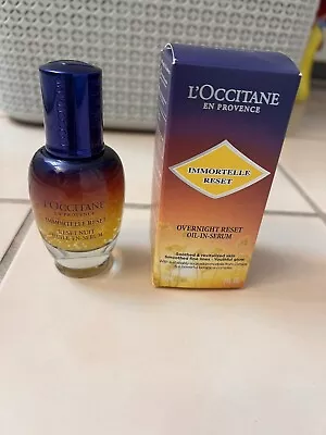 L'Occitane Immortelle Reset Overnight Oil-In-Serum 1 Oz NIB • $48.99