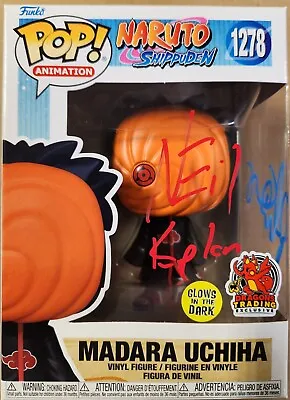 Funko POP! Madara Uchiha Naruto #1278 [Dragons Trading Exclusive][Dual Signed] • $159.99