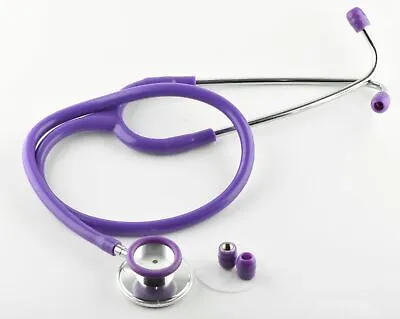 £3.99 • Buy Single Head Stethoscope Medical EMT Nurse Doctor Vet Student  Adult Size  Purple