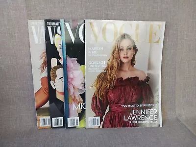 Magazine Lot Of 4 Vanity Fair (2) And Vogue (2) Magazines 2023 2022  • $24.59