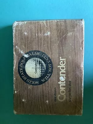 Victor Contender  Golf Balls In Vintage Box 2 Sets Of Three Made In Korea • $25