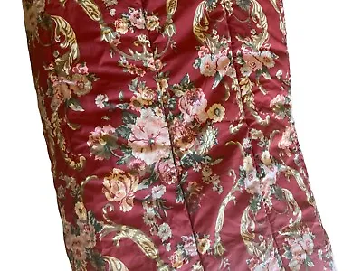 Ralph Lauren Marseilles  Danielle Red Floral  Queen/full Comforter Red Floral • $70