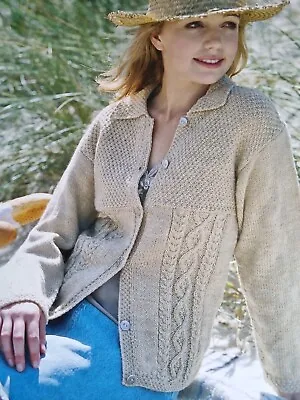 Knitting Pattern Ladies Womens  DK  Cardigan  32- 42  (575) • £1.95