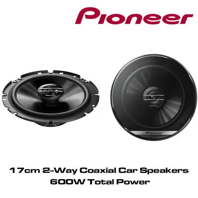 £49.95 • Buy Ford Focus Pioneer 17cm 2-Way Coaxial Speakers Front/Rear Door Speakers 600W 