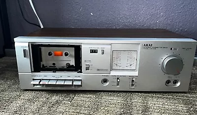 Vintage Akai CS-M3 Stereo Cassette Tape Deck Tested Working 933755 • $66.45