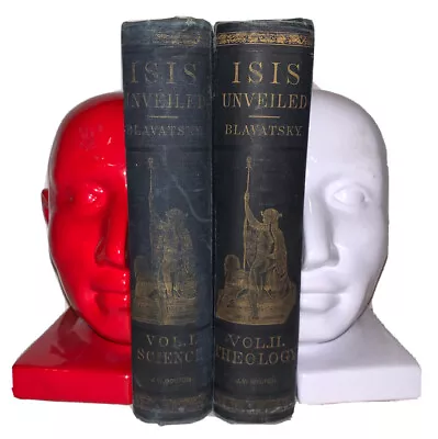 1887 ISIS UNVEILED By H. P. BLAVATSKY THEOSOPHY OCCULT SCIENCE 2 VOL SET • $1540