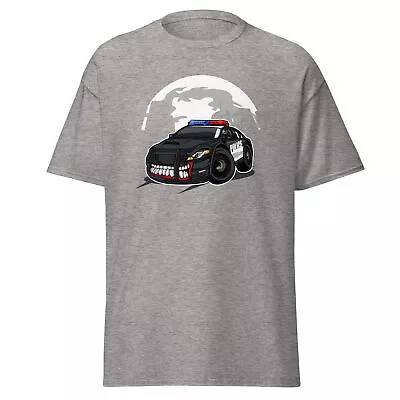 Monster Police Car Men's T-Shirt Bigfoot Cartoon Monster Jam Hot Wheels • $21.85