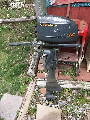 Vintage 1950s Sea King 3.5 HP Boat Motor Working • $315