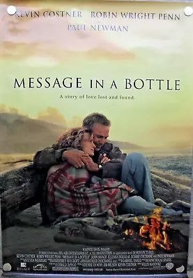 Message In A Bottle Original D/S Movie Poster - 27x40 Good Condition • $8.02