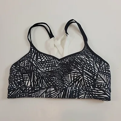 C9 Women Sports Bra Black White Strappy Small • $6.23