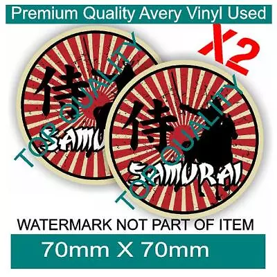 Jdm Samurai Decal Sticker X2 Concept Jdm Rally Drift Japanese Retro Stickers • $5