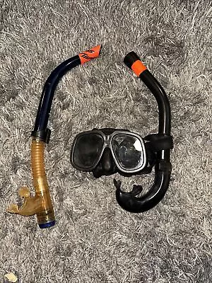 Vintage Superlince Cressi-Sub Tempered Lens Mask & Darco Turbo Glo-Top Snorkle • $49.99