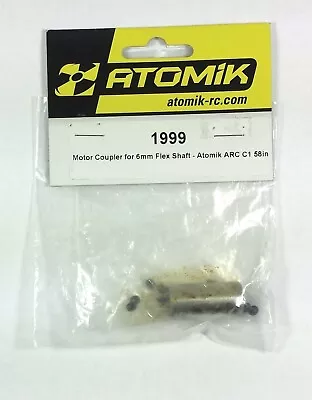 Atomik / Venom 1999 Motor Coupler For 6mm Flex Shaft - Atomik ARC C1 58in - NIB • $8.97