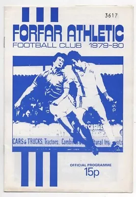 Sep 79 FORFAR ATHLETIC V QUEENS PARK • £4.50