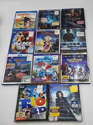 3d Blu-rays Lot [new/ Pre-owned] • $5.99