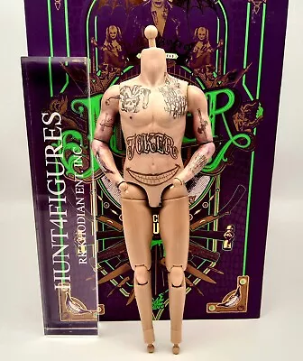 Hot Toys MMS382 Joker Suicide Squad Action Figure's 1/6 Nude Tattooed Body! Read • $179.82