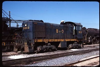 Original Rail Slide - BO Baltimore & Ohio 9033 Baltimore MD 3-22-1979 • $4.97