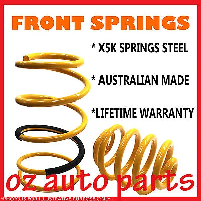 Front Raised 30mm Coil Springs For Nissan Navara D40 4x4 Bullbar/winch Comfort • $258