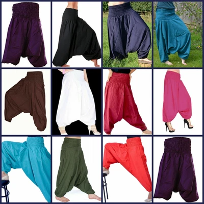 $23.75 • Buy All Colors Harem Gypsy Hippie Ali Baba Baggy Yoga Pants Women Trousers Cotton