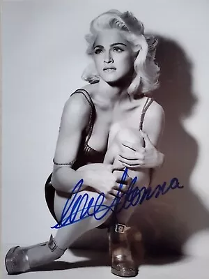 Madonna Signed Autographed Photo B&w Dance Shoes Singer  Actress 8.5 X11 Coa  • $499