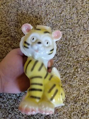 Antique Tiger Porcelain Lamp Base • $2.99