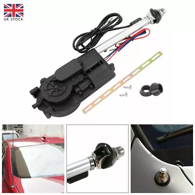 Universal Car Electric Aerial Radio Automatic Booster Power Antenna W/Amount • £22.99