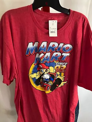 NWT Super MArio Bros Mario Cart TEE T SHIRT 2XL XXL  • $11