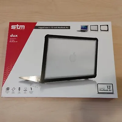 $39.95 • Buy STM Dux Rugged Case For MacBook Air 13 Inch Black For 2015 2017 Models