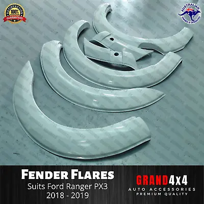 White Fender Flares Guard Cover For Ford Ranger PX3 2018-2021 Wheel Arch Trim • $299