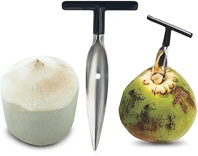 1PC Coconut Opener Tool Stainless Steel Manual Durable Useful Drill Gadget • $9.89